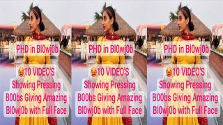 Desi GF PHD in Blowjob Boobs – Giving Amazing Video